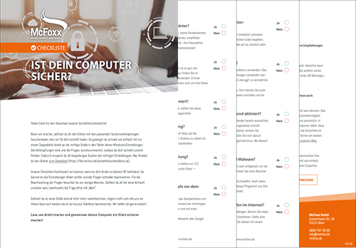 Sicherheitscheckliste